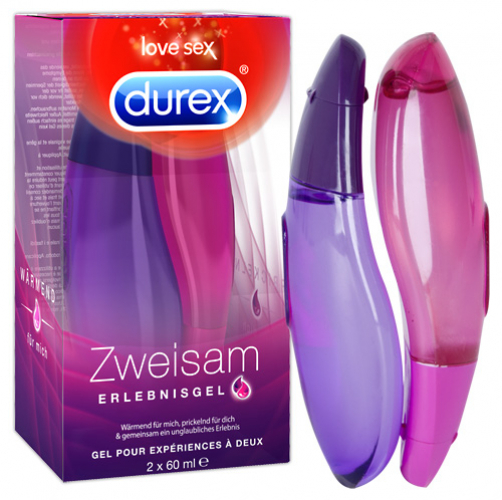 Markenlos Durex Zweisam Erlebnisgel - Gleitgel mit W�rme-Effekt und Prickel-Effekt