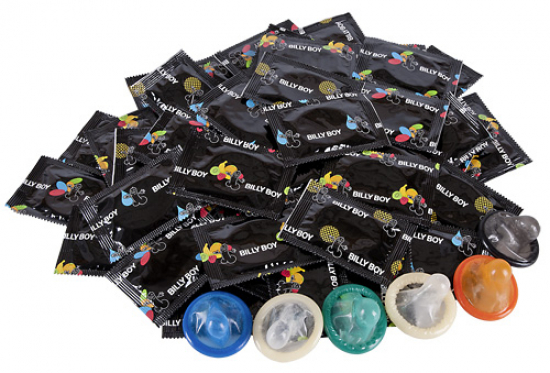 Billy Boy 100er-Mix - Farbe: transparent - Menge: 100St�ck