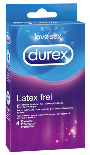 Durex Latexfrei 4er - Farbe: transparent - Aroma: ohne, Eigengeruch - Menge: 4St�ck