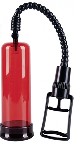 Penispumpen Impotenzhilfe Glow in Dark Trojan Bathmate Hydropumpe Elektrische Stiff & Strong - Auswahl: rot