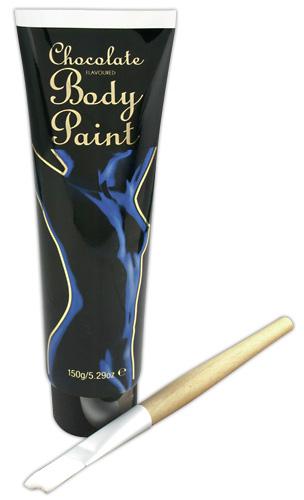 Body Paint - Farbe: braun - Aroma: Schokolade - Menge: 150g