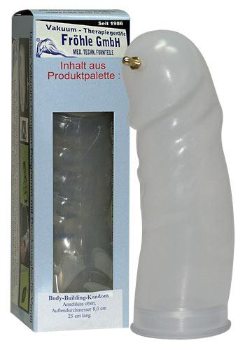Frhle Body-Building-Kondom - Farbe: transparent