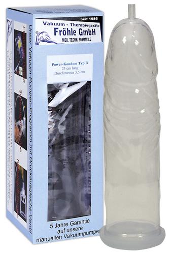Frhle Power-Kondom Typ B - Farbe: transparent