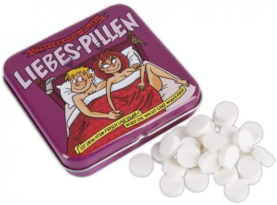 Orion Liebes-Pillen - Farbe: wei - Aroma: Pfefferminz - Menge: 70g