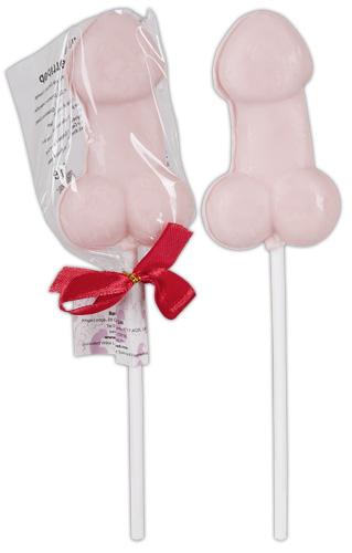 Markenlos Willie Lollipop - Farbe: rosa - Aroma: Erdbeere - Menge: 35g