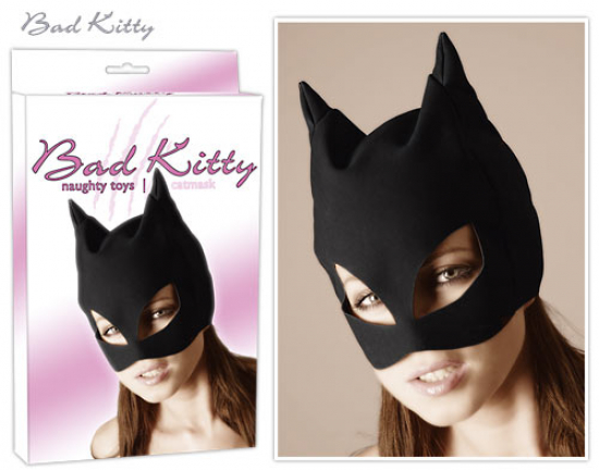 Bad Kitty Katzenmaske - Farbe: schwarz - Gre: unisize