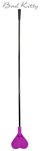 Orion Gerten Reitgerten Ledergerte Reitsport Pferdesport Jockey Dressur - Variante: Herzform rosa