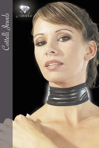 Markenlos Halsband - Farbe: schwarz - Gr��e: unisize