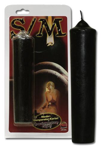 S/M-Kerze - Farbe: schwarz
