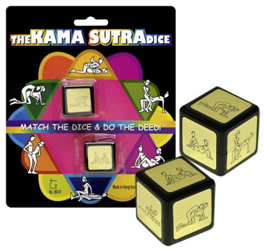 Markenlos Kamasutra-Wrfel - Farbe: gold - Menge: 1Paar