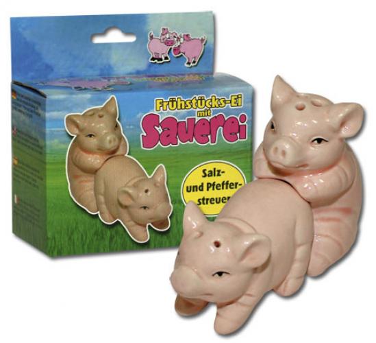 Markenlos Salz- und Pfefferstreuer - Farbe: rosa - Menge: 1Paar