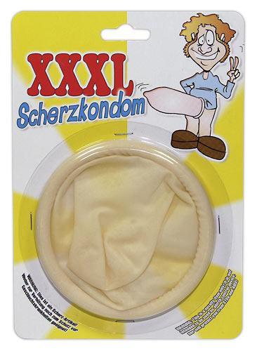 Markenlos Scherzkondom XXXL - Farbe: transparent