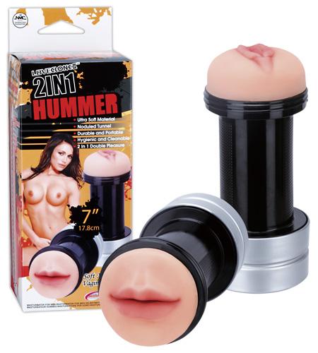 NMC 2in1 Hummer Mund/Vagina - Farbe: hautfarben