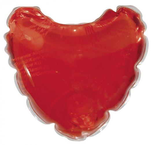 Markenlos Dusch- und Badeherz - Farbe: rot - Aroma: s�� - Menge: 1St�ck