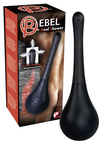 Rebel Anal Shower - Farbe: schwarz