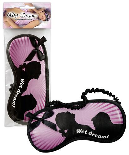 Markenlos Augenmaske - Farbe: rosa - Menge: 1St�ck