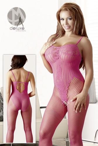 lingerie Catsuit pink - Gre: S-L