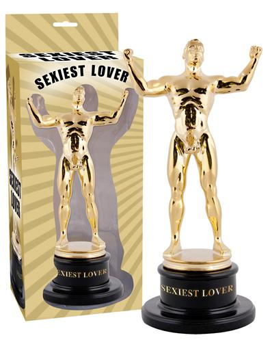 Markenlos Sexiest Lover Pokal - Farbe: gold - Menge: 1Stck