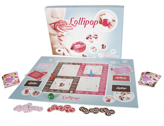 Markenlos Lollipop Brettspiel - Farbe: blau - Menge: 64Teile