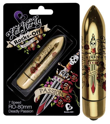 Mini-Vibrator 80 mm - Farbe: gold