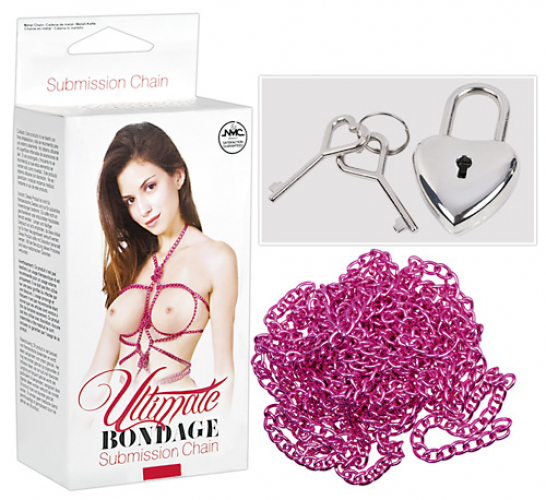 Ultimate Bondage Submission Chain - Farbe: rosa