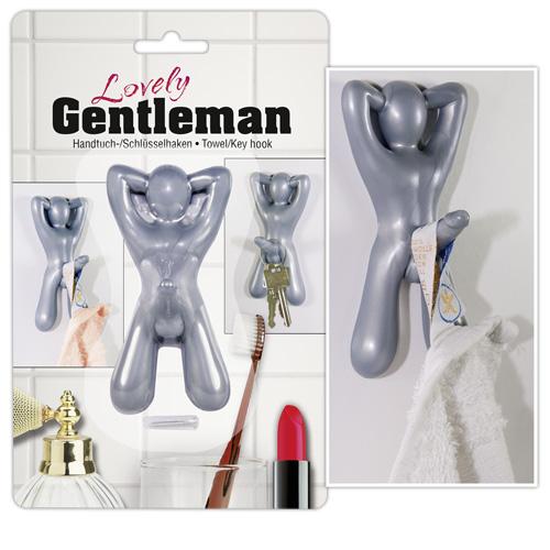 Orion Wandhaken Lovely Gentleman - Farbe: grau - Menge: 1Stck