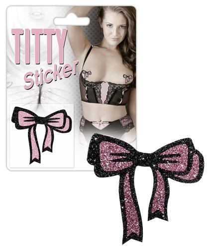 Orion Titty Sticker �Schleife� - Farbe: rosa - Menge: 1Paar