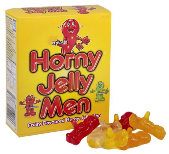 Markenlos Horny Jelly Men - Farbe: orange - Aroma: fruchtig - Menge: 150g