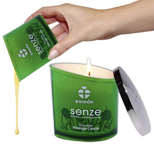 Swede Massage Candle - Aroma: lemon pepper eucalyptus  - Menge: 150ml