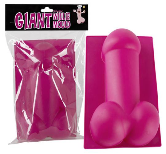 Markenlos Penis-Backform - Farbe: rosa - Menge: 1St�ck