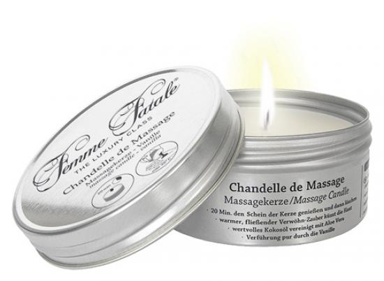 JOYdivision Massage Candle Vanille - Farbe: wei - Aroma: Vanille - Menge: 125ml