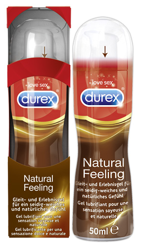 Durex Natural Feeling - Farbe: transparent - Aroma: ohne - Menge: 50ml