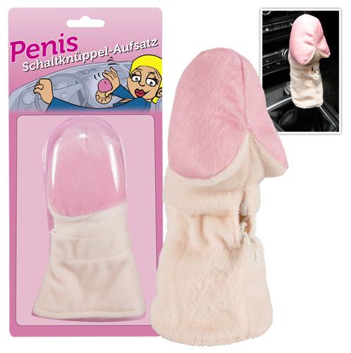 Markenlos Penis-Bezug PKW-Schaltknauf - Farbe: hautfarben - Menge: 1Stck