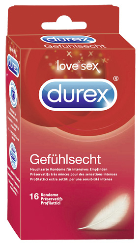 Durex gefhlsecht - Farbe: transparent - Menge: 16Stck
