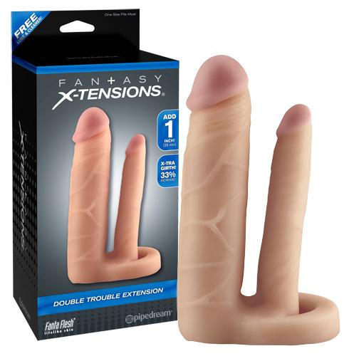 DOUBLE TROUBLE EXTENSION - Farbe: hautfarben