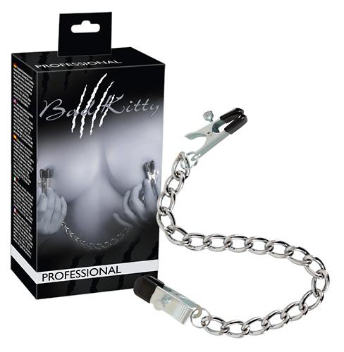 EDC Retail B.V. Bad Kitty Kette mit Klemmen - Farbe: silber