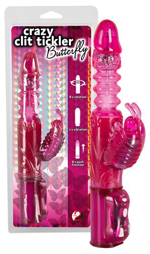 You2Toys Crazy clit tickler butterfly - Farbe: pink