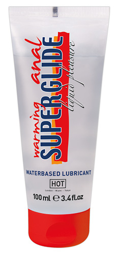 HOT warming anal SUPERGLIDE - Menge: 100ml
