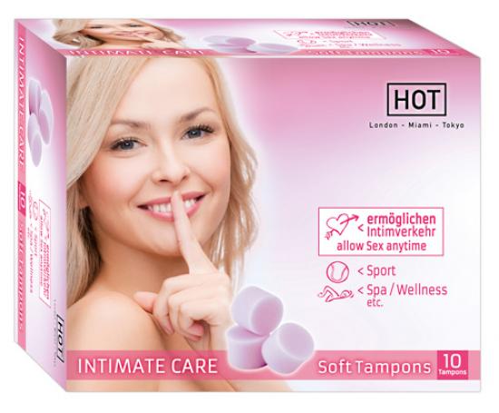 HOT Intimate Care Tampons - Farbe: hautfarben - Menge: 10Stck