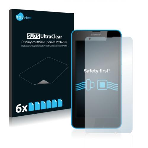 Bedifol 6x Savvies SU75 UltraClear Displayschutzfolie passend fr Microsoft Lumia 640