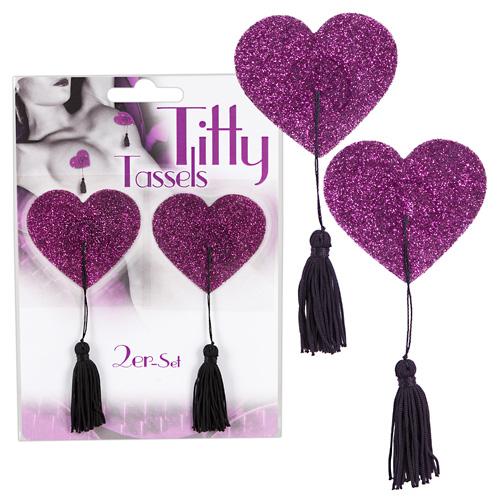 Orion Titty Tassels - Farbe: lila - Menge: 1Paar