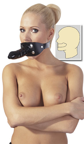 Zado ZADO Leder Mundknebel - Farbe: schwarz - Gre: unisize