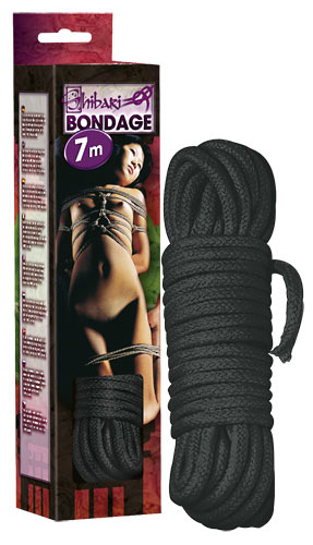 Shibari Bondage Bondage-Seil - Farbe: schwarz - Gre: unisize