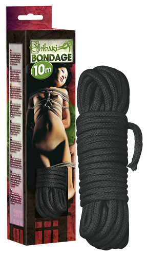 Shibari Bondage Bondage-Seil - Farbe: schwarz - Gre: unisize