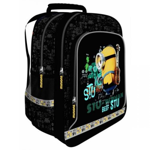 Minions Schulrucksack 38cm - Typ: Schwarz