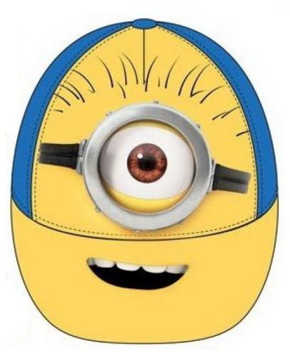 Minions Kinderbaseballm�tze - Typ: Einauge Blau - Gr��e: 54cm