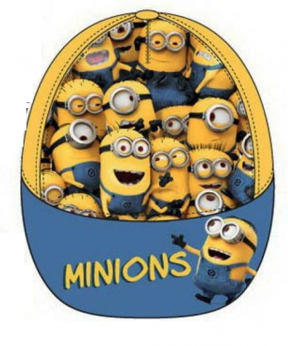 Minions Kinderbaseballmtze - Typ: Miniongruppe Gelb  - Gre: 54cm