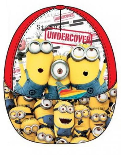 Minions Kinderbaseballmtze - Typ: Undercover Rot - Gre: 54cm