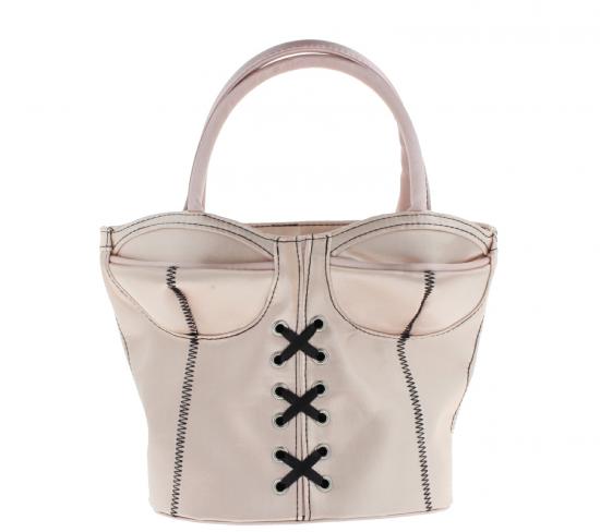 Markenlos Handtasche Pink