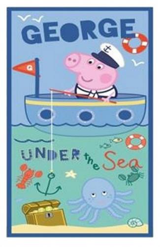 Peppa Wutz/Peppa Pig Handtuch Bad - Typ: Blau